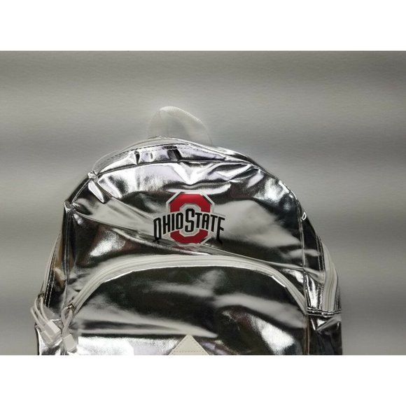 NCAA Backpack Ohio State Buckeyes Encore 18 x 13 x 5 Silver Brand New A2 - Picture 3 of 8